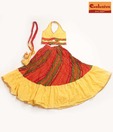 Exclusive from Jaipur Yellow Ghagra Choli With Dupatta For Kids