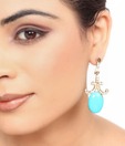 Kshitij Exotic Turquoise Earrings