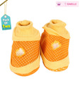 Isabelle Vibrant Yellow Infant Booties Pack of 2 For Kids
