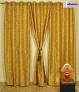 ARIANA Paisley Golden Door Curtains