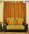ARIANA Kiwi Rust  Door Curtains