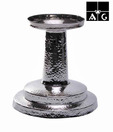 AG Hammered Pillar Candle Holder
