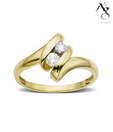 AG Alluring Diamond Ribbon Ring