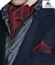 Alvaro Maroon Cravat & Square Pocket Set