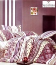 Valtellina Printed Double Bed Sheet With 2 Pillow Covers