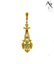 AG Traditional Solitaire Diamond Pendant