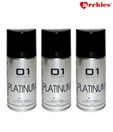 01 Platinum Deo (150 ml Each) Pack of 3