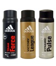 Adidas Dynamic Plus + Team Force + Intense Touch Deo (150 ml Each)