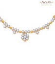Avsar Real Gold and Diamond Dangling Mangalsutra
