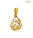 Avsar Gold & Diamond Water Drop Pendant