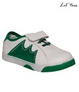 Lil Toes Green & White Casual Shoes