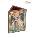 Aapno Rajasthan Real Gem Stone Pen Holder -013