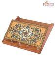 Aapno Rajasthan Wooden & Brass Art Magazine & Key Holder-017