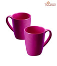 Aapno Rajasthan Thai Melamine Pink Coffee Mug Set