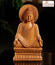 Aapno Rajasthan Carved Lord Buddha Figurine