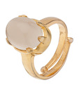Aiza Pretty Oval Cut Opal Ring