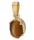 Aiza Sleek Cats Eye Pendant