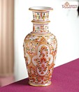 Aapno Rajasthan Gold Work Pure Marble Vase