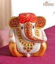 Aapno Rajasthan Gold Work Ganesh With Turban
