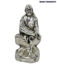Bharat Handicrafts Aluminium Sai Baba Showpiece