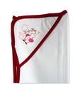 Baby Boo Wrapping Sheet White & Red