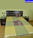 meSleep Digital Print American House Bed Cover Set