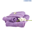 Bombay Dyeing Super Ultrx Purple Bath & Hand Towel Set