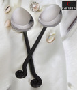 Carvers Premium Stainless Steel Black & Shiny Service Set