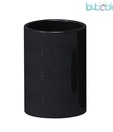 Plumeria  Concentric Circle Design Black Colour Tumbler