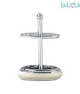 Plumeria  Classy White Toothbrush Holder