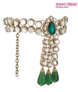 Bani-Thani Gurlz Golden & Green Baju Bandh