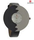 Baywatch Half Black Round Bezel Watch