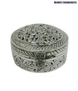 Bharat Handicrafts Antique Finish Round Brass Box