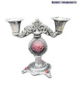 Bharat Handicrafts Silver Plated Candle Stand