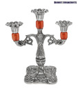 Bharat Handicrafts Silver Candle Stand