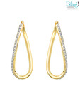 Bling Long Drop American Diamond Earrings