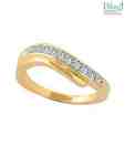 Bling Twelve American Diamond Stone Band Ring