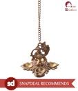 Home Sparkle Traditional Multi Brass Peacock Diya