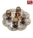 Craft N Craft Glasses & Tray Set