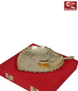 Craft N Craft Attractive Brass Tray Set