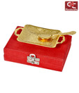 Craft N Craft Beautiful Brass Tray Set