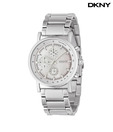 DKNY Polished Steel Chrono Watch