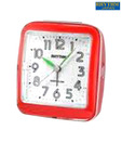 Rhythm Red Square Table Clock