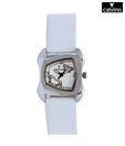 Calvino White Designer Watch