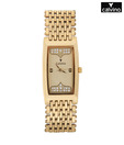 Calvino Beautiful Studded Gold Watch