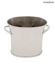 Casafina Stainless Steel & Brass Oval Wine Cooler