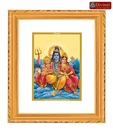 Diviniti Auspicious Shiv Parivar DG Car Frame