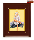Diviniti Auspicious Shirdi Sai Baba MDF Car Frame