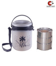 Crown Craft Blue & White Tiffin Box Set - 3 Pcs