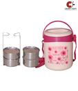 Crown Craft Floral Tiffin Box Set - 4 Pcs